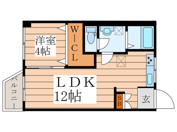 ハイツ188の物件間取画像